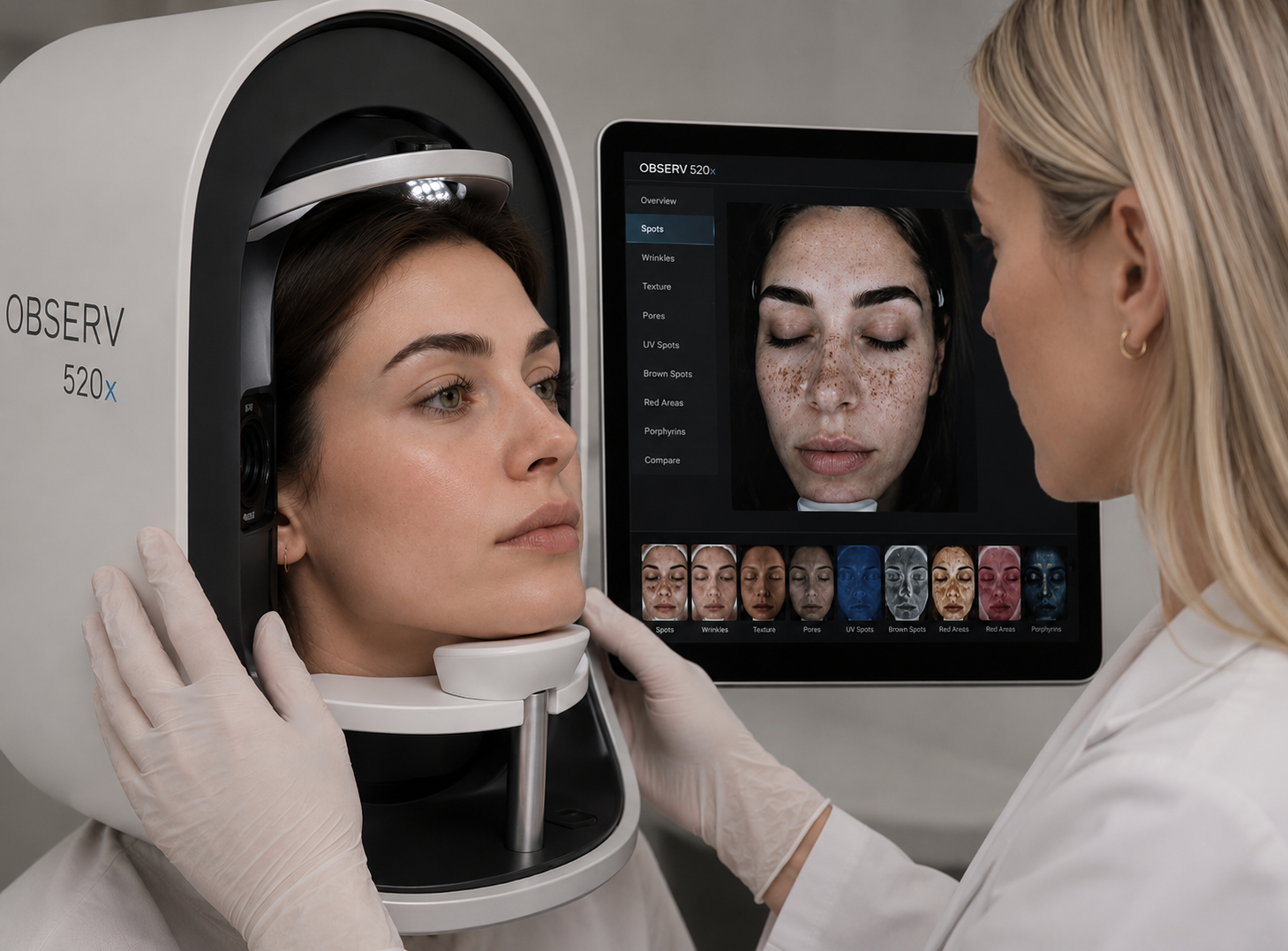 OBSERV 520x Lekárska diagnostika pleti